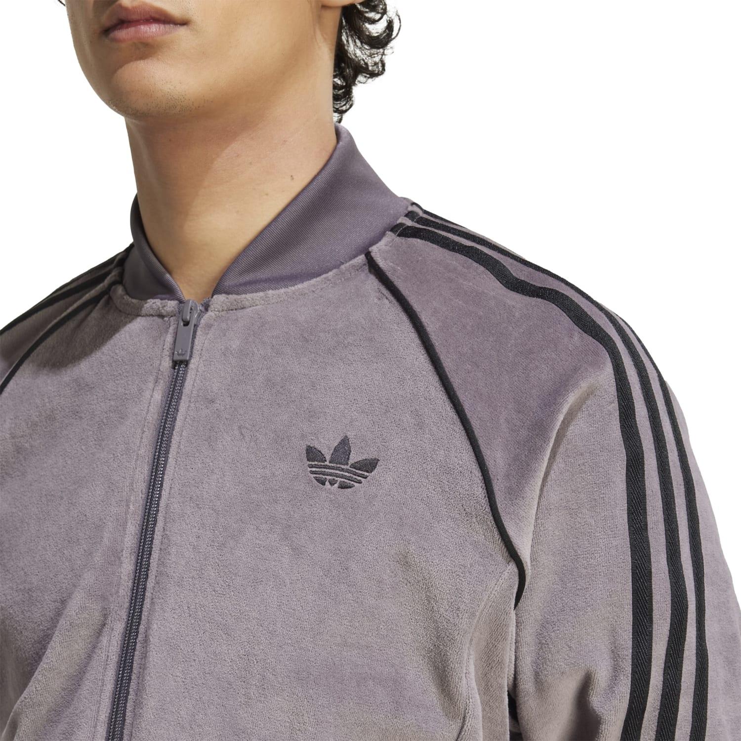 adidas】 アディダス U VELOUR SST TT アウター JX1562 GREYSTRATA