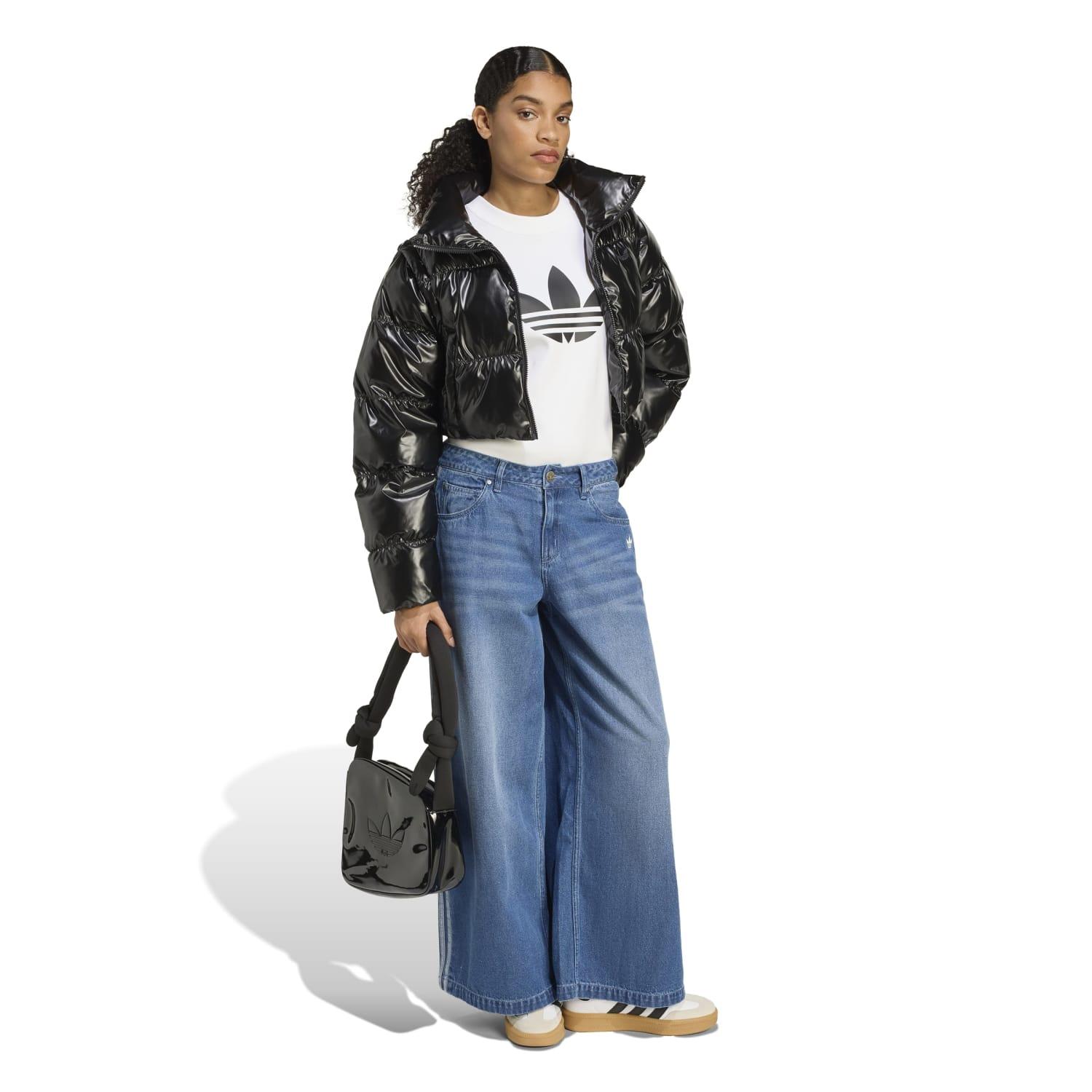 レディース 【adidas】 アディダス W ESS GLOSSY PUFF JKT アウター