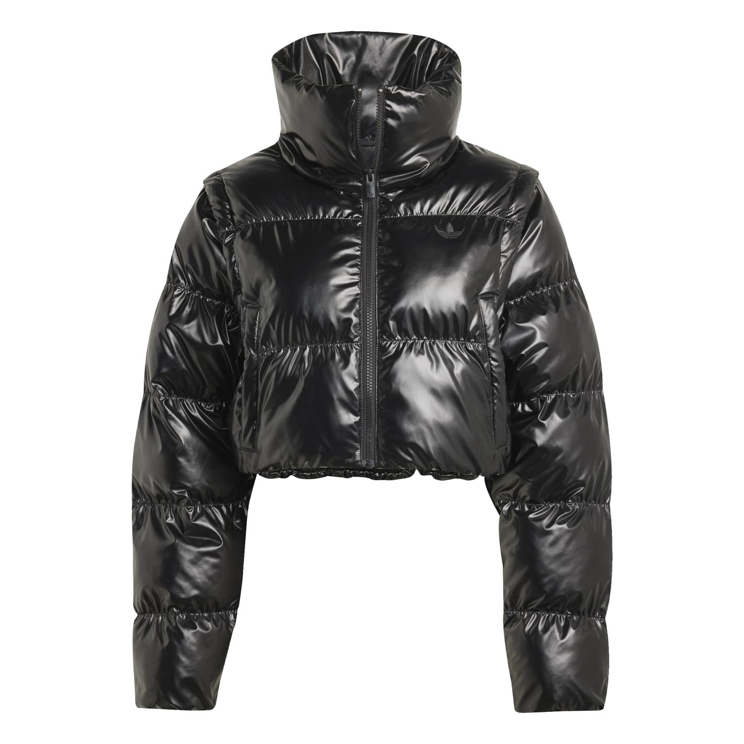 レディース 【adidas】 アディダス W ESS GLOSSY PUFF JKT アウター