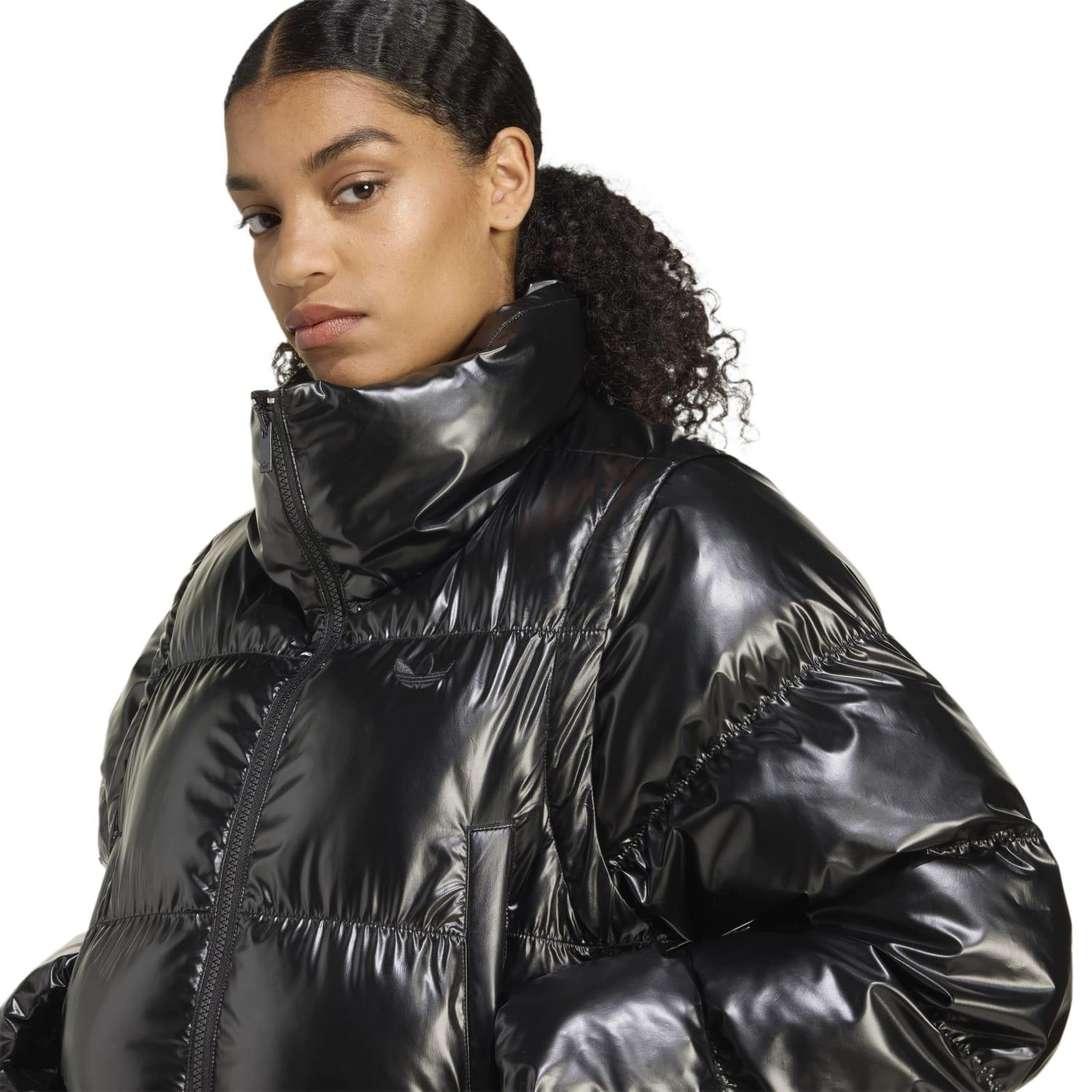 レディース 【adidas】 アディダス W ESS GLOSSY PUFF JKT アウター