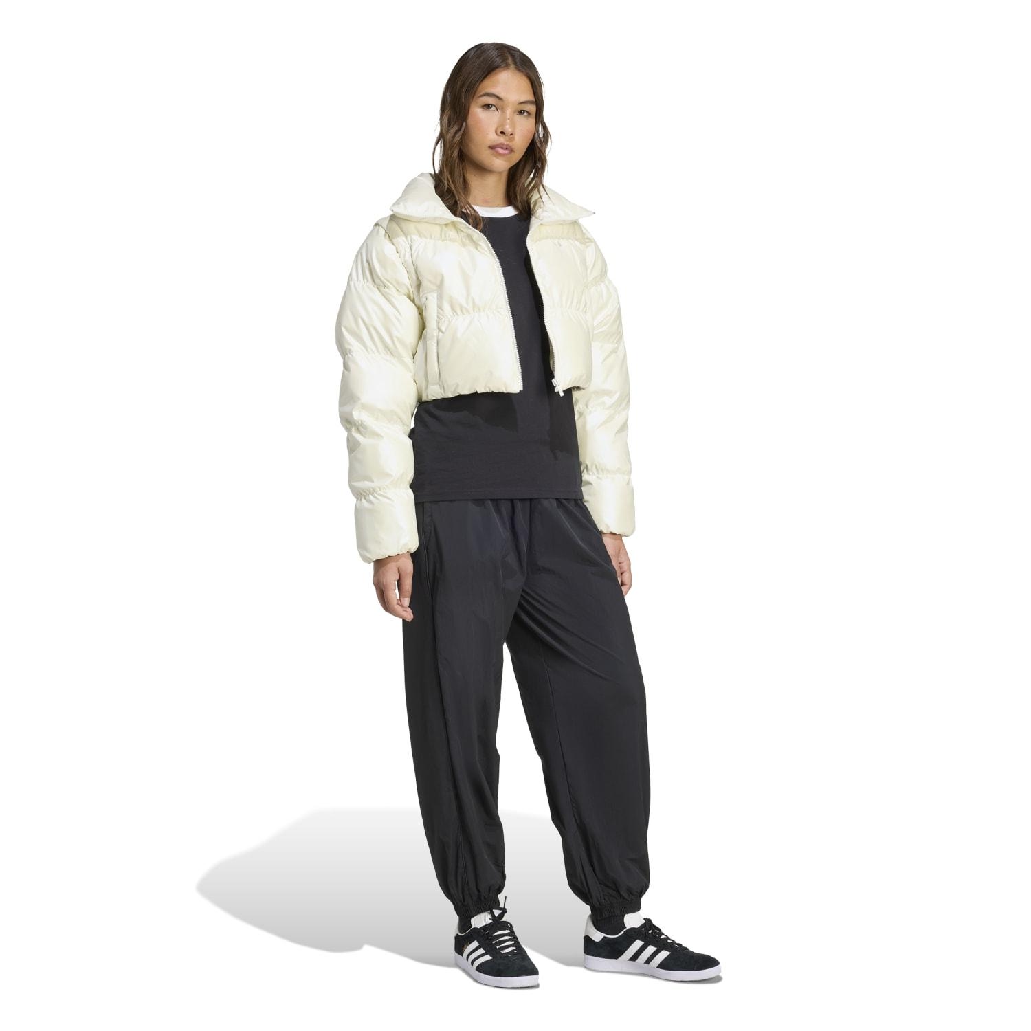 レディース 【adidas】 アディダス W ESS GLOSSY PUFF JKT アウター