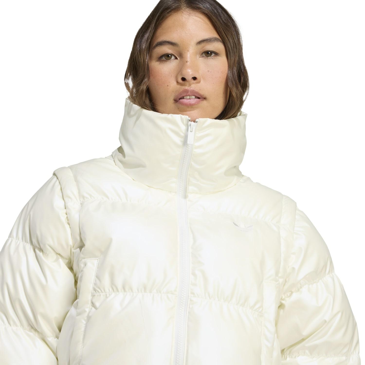 レディース 【adidas】 アディダス W ESS GLOSSY PUFF JKT アウター