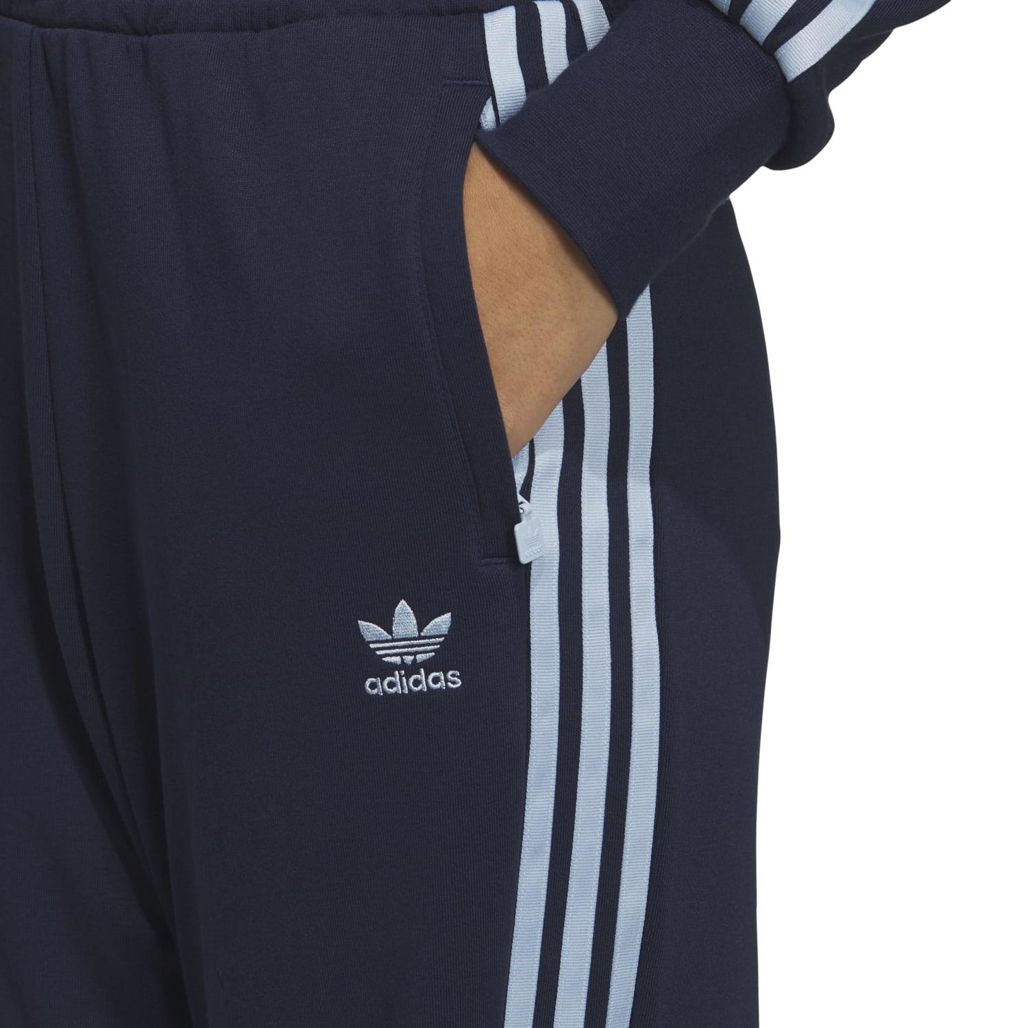 【美品】アディダス　ナイロンパンツ　ウエストゴム　レディースL adidas/アディダス レディース ワイド ナイロン パンツ KWB45