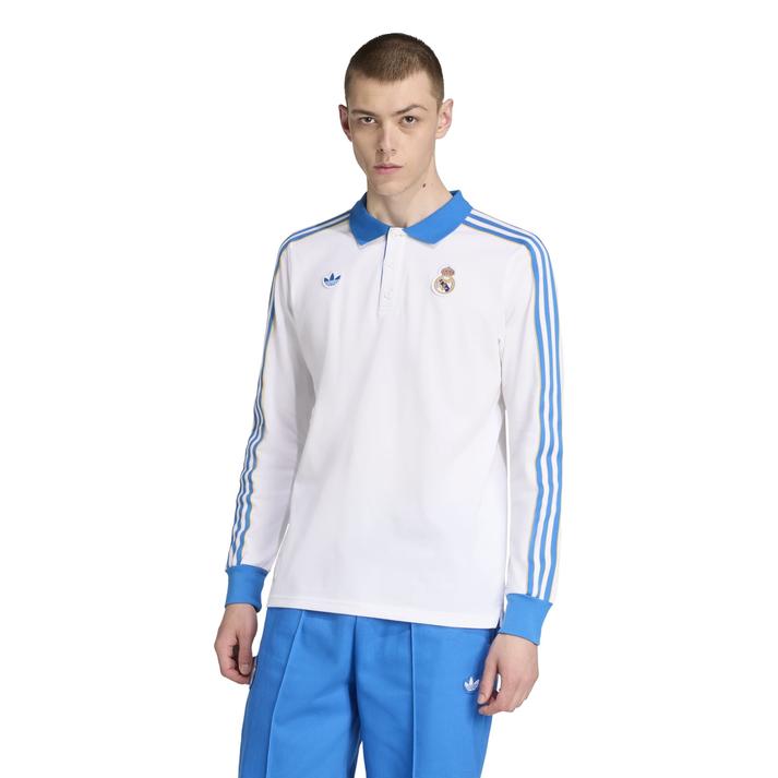 adidas �����O�X���[�u WHITE/BLUE