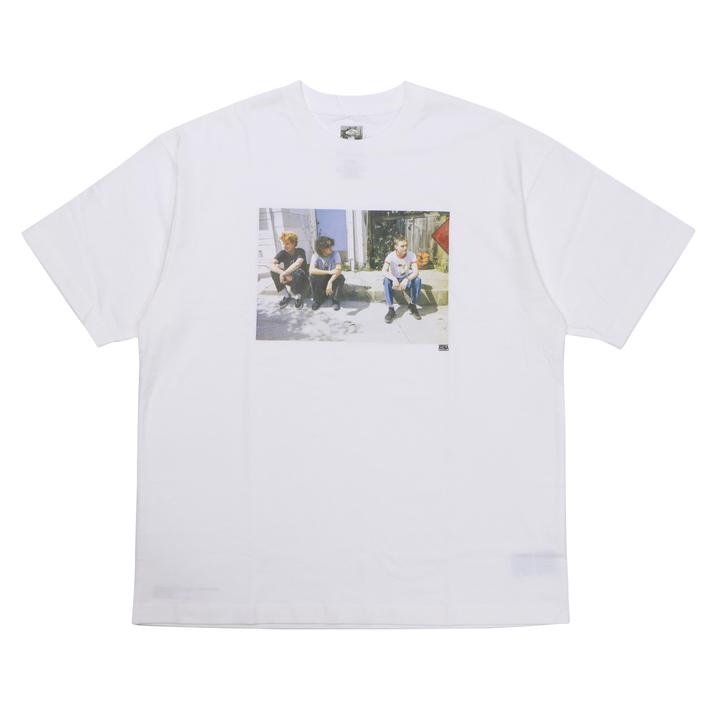 VANS �V���[�g�X���[�u WHITE