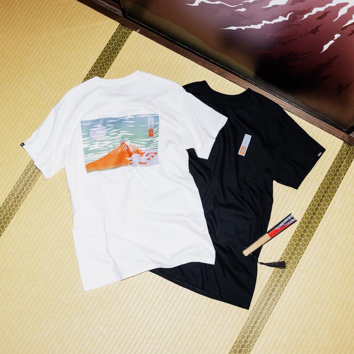 �yVANS�z ���@���Y MT FUJI SS TEE �V���[�g�X���[�u VN000ZV1WHT ABC-MART���� White M