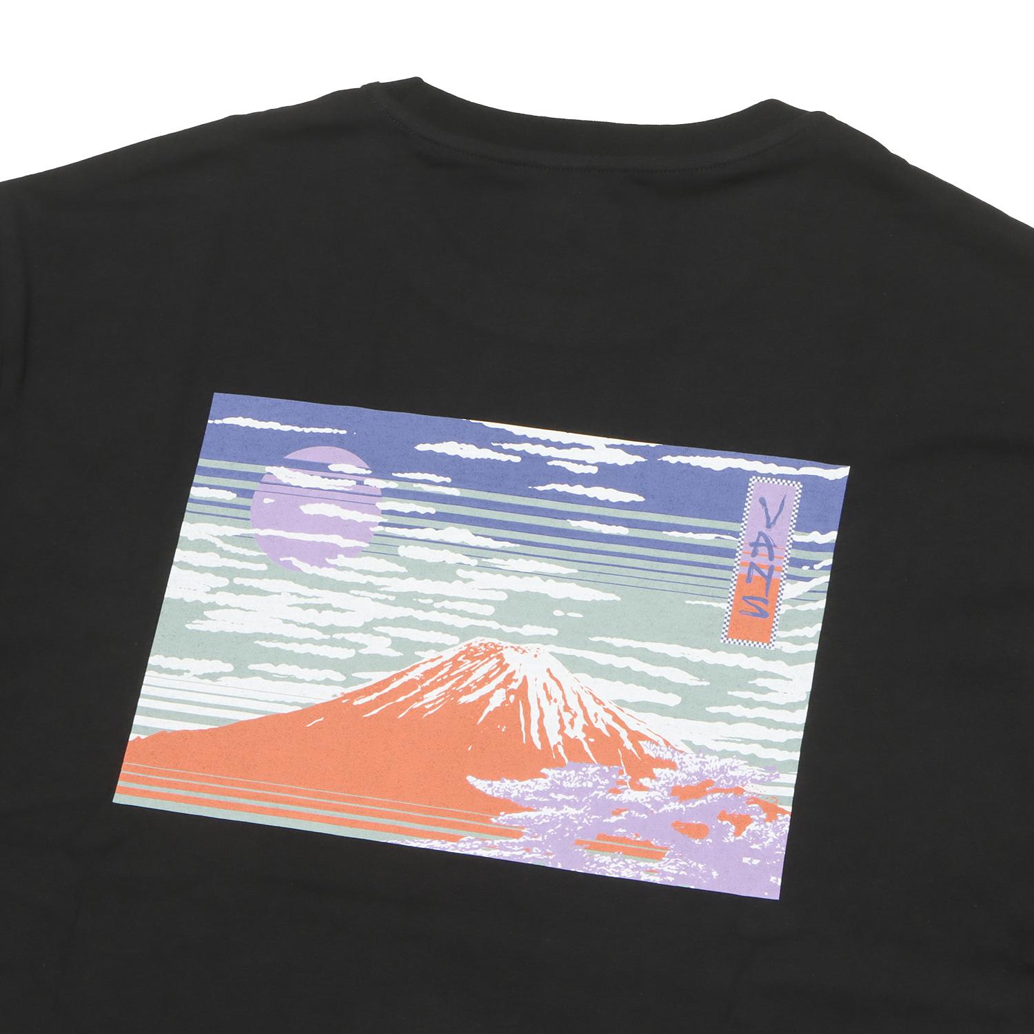 VANS】 ヴァンズ MT FUJI SS TEE ショートスリーブ VN000ZV1BLK ABC