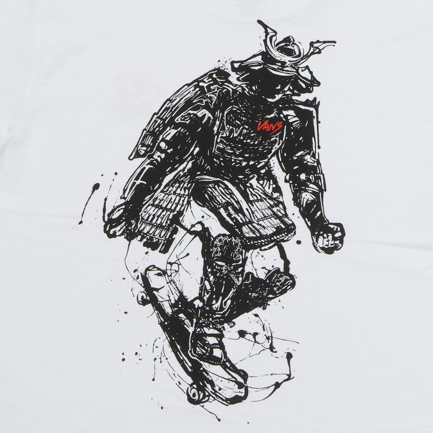 VANS】 ヴァンズ SAMURAI SS TEE ショートスリーブ VN000ZV2WHT ABC