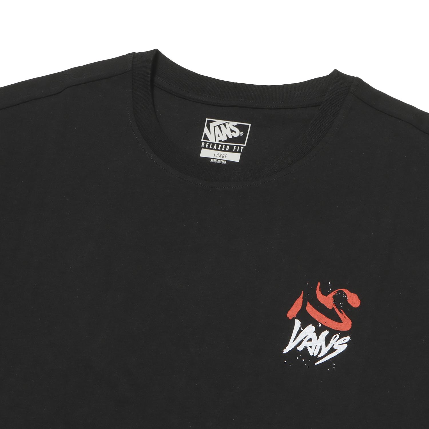 VANS】 ヴァンズ SAMURAI SS TEE ショートスリーブ VN000ZV2BLK VANS】 ヴァンズ SAMURAI SS TEE ショートスリーブ VN000ZV2BLK