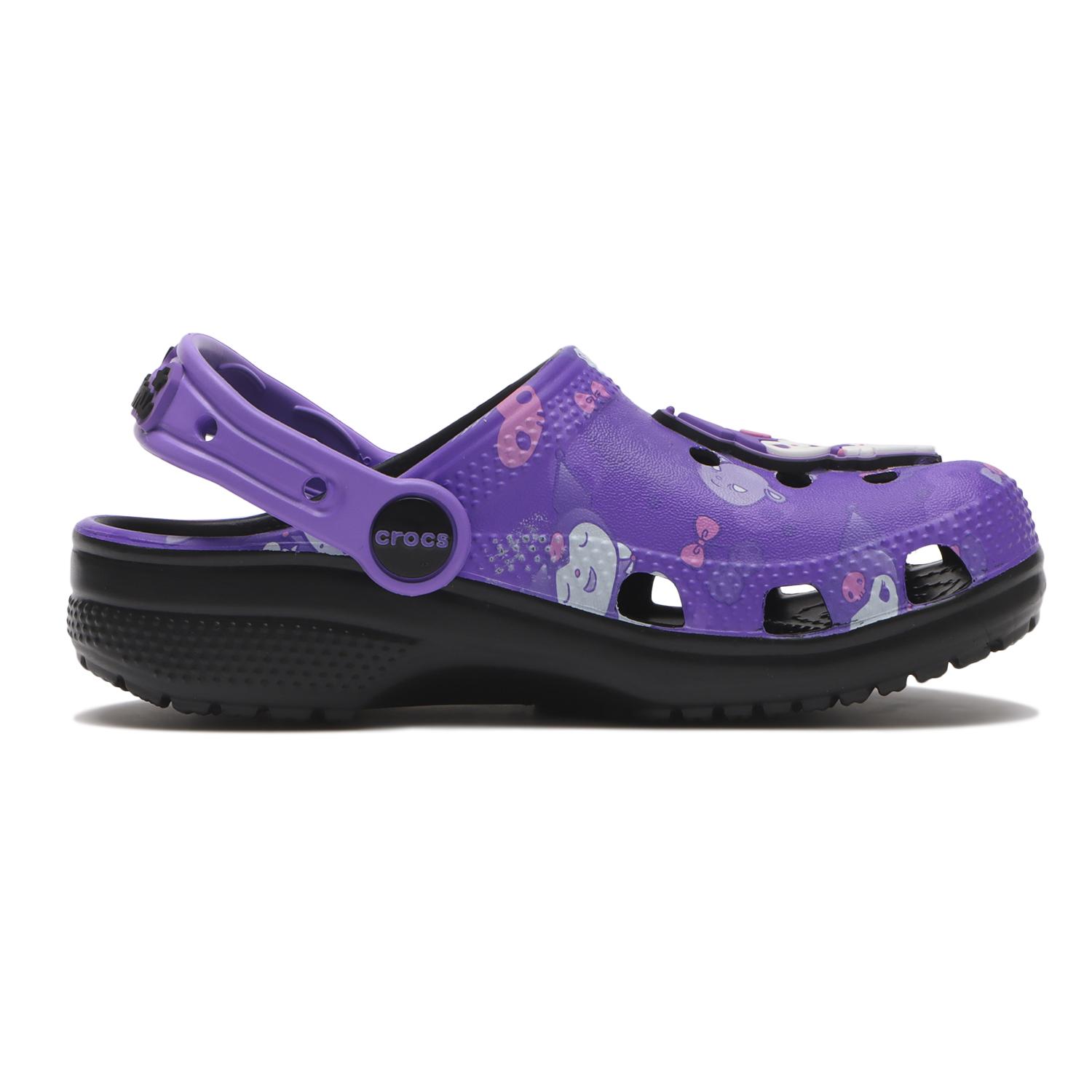 キッズ 【crocs】 クロックス 18-21 KUROMI CLS CLG K キッズ「クロミ