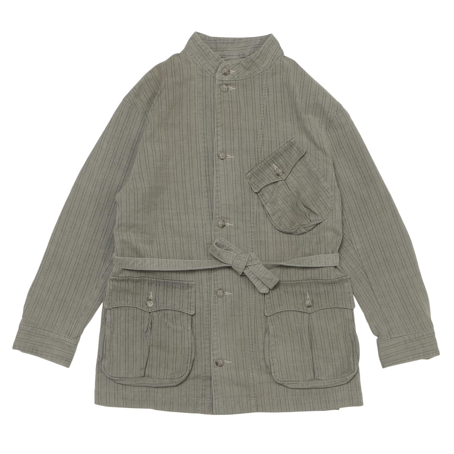  PORTER CLASSIC FADED STRIPE MOTORCYCLE JACKET画像1