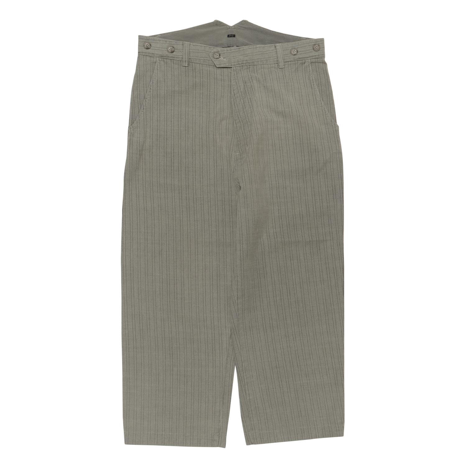  PORTER CLASSIC FADED STRIPE FATTY PANTS画像1
