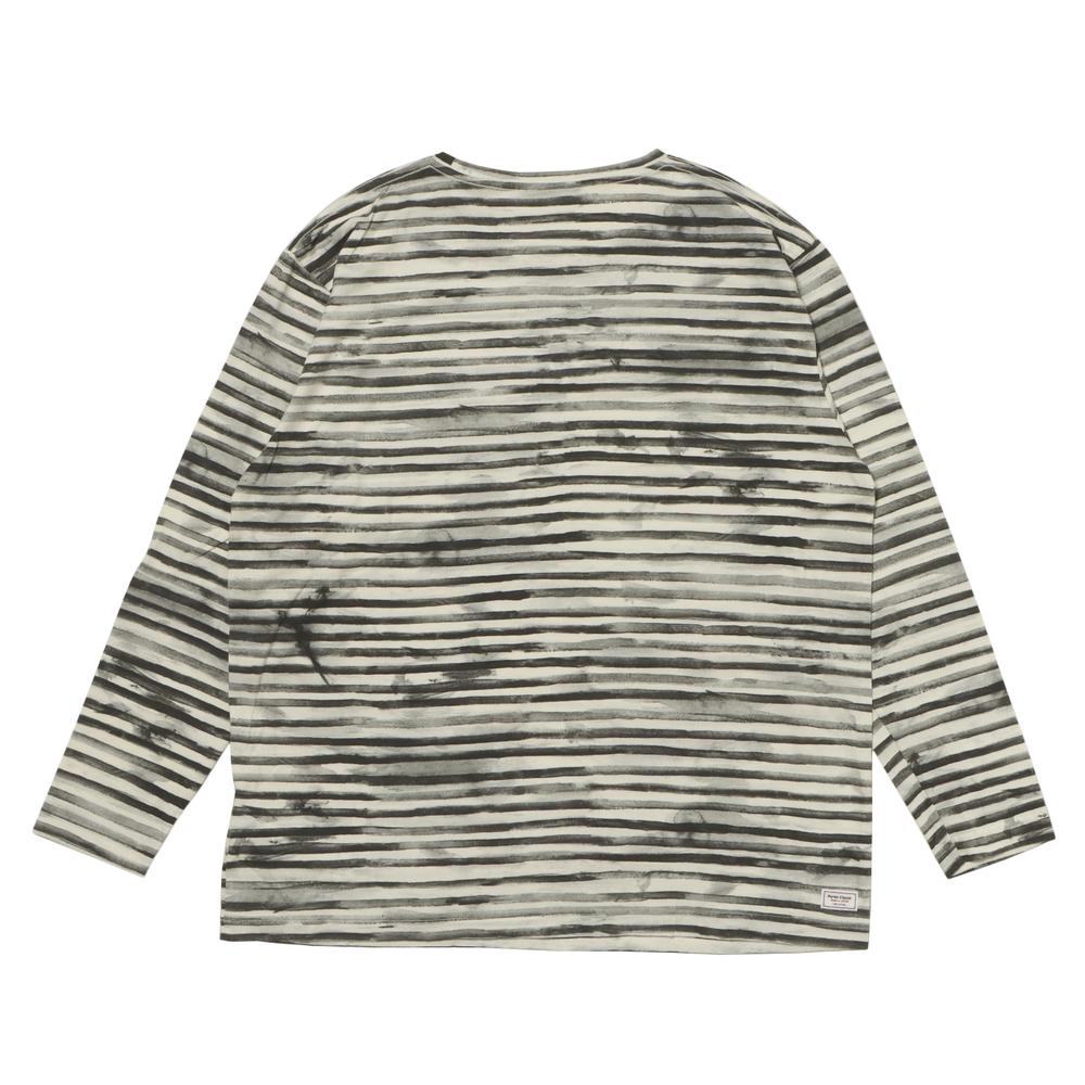 PORTER CLASSIC ARTIST BORDER LONG SLEEVE SHIRT｜BILLY