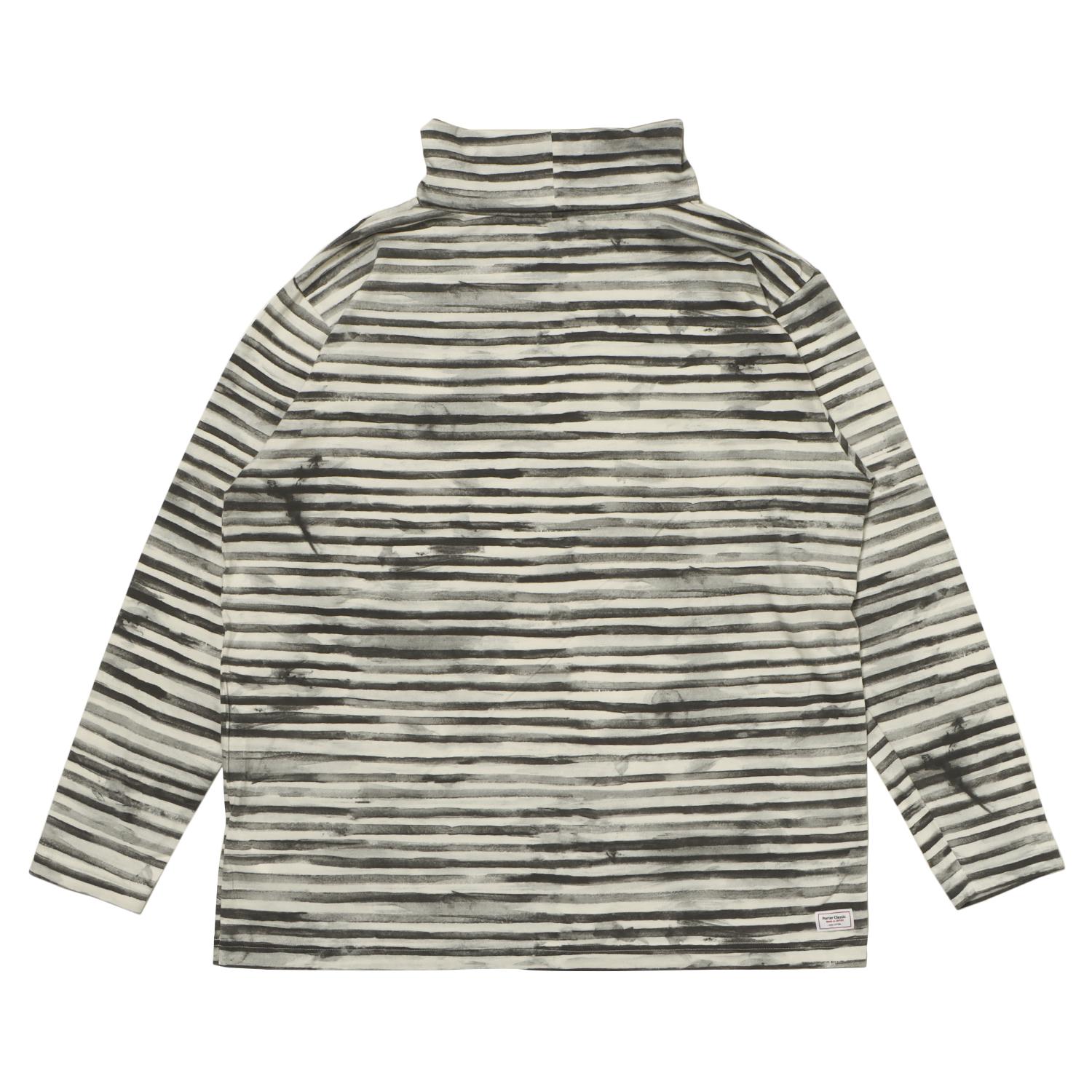  PORTER CLASSIC ARTIST BORDER TURTLENECK画像3