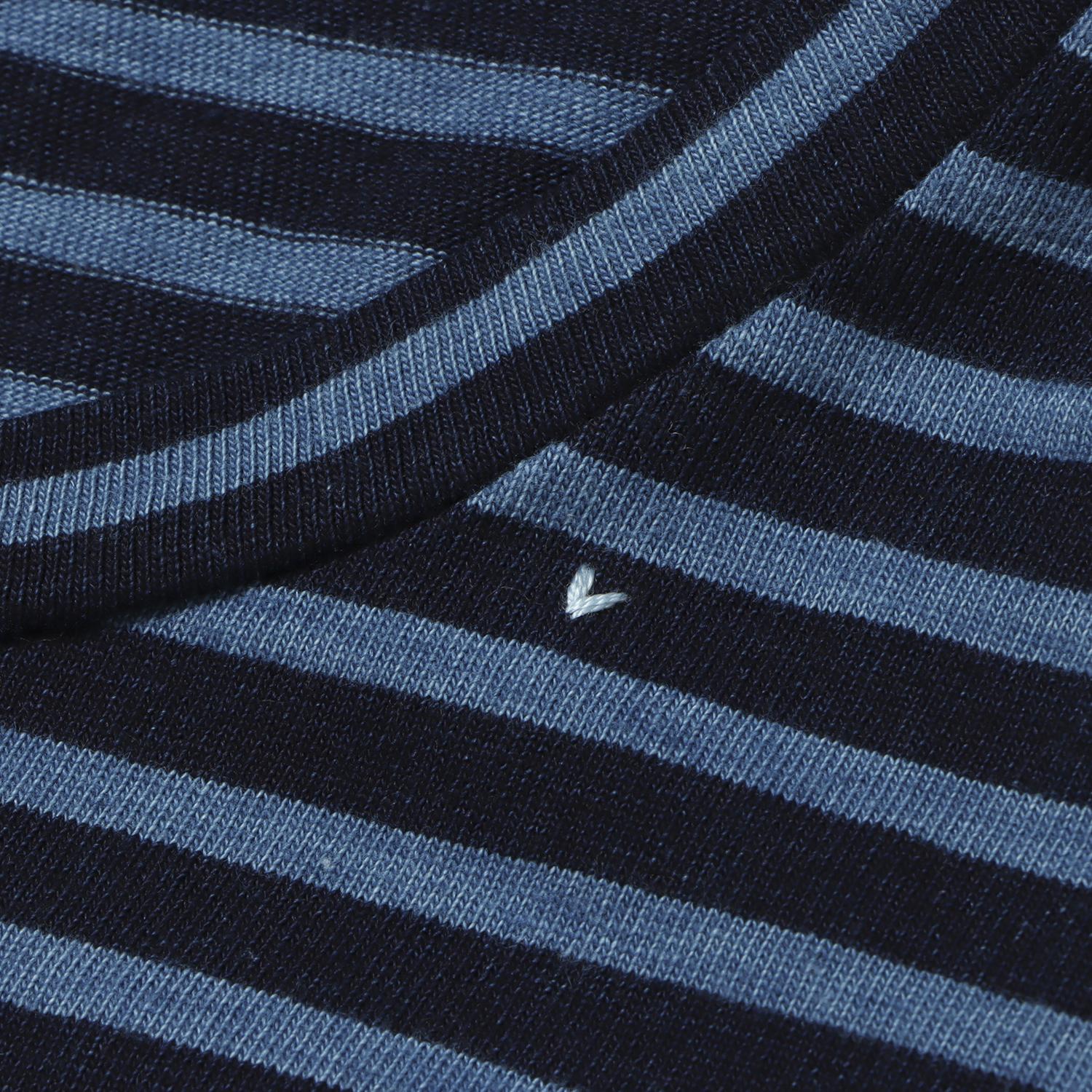  PORTER CLASSIC H/W INDIGO BORDER CREWNECK画像4