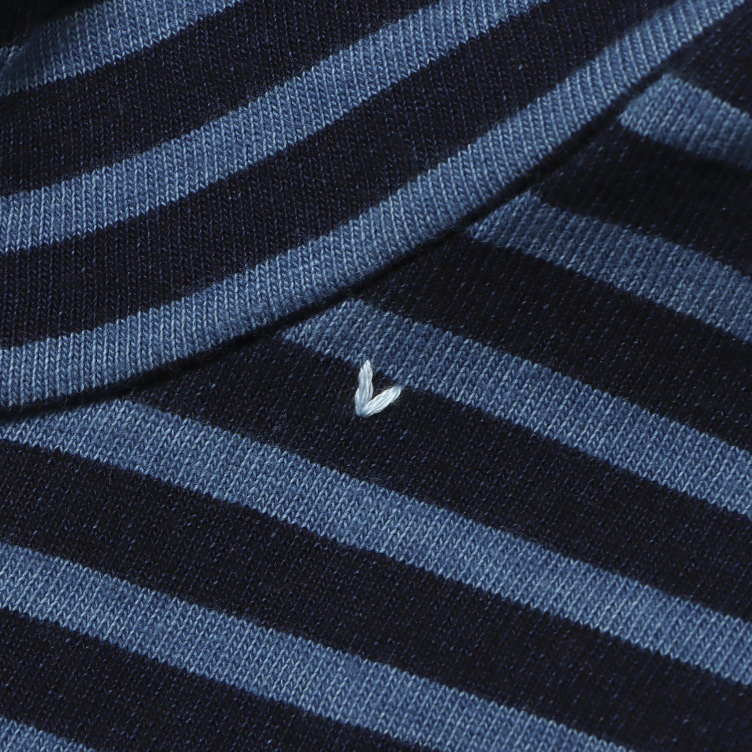  PORTER CLASSIC H/W INDIGO BORDER TURTLENECK画像6