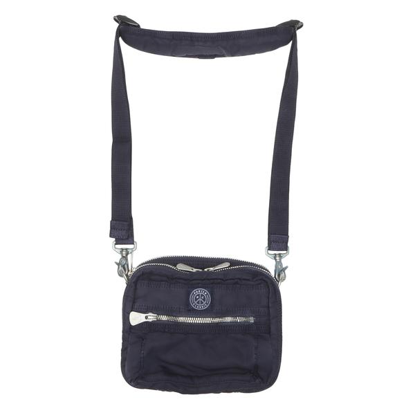 PORTER CLASSIC スーパーナイロン シンプル ショルダーバッグ ブルー F