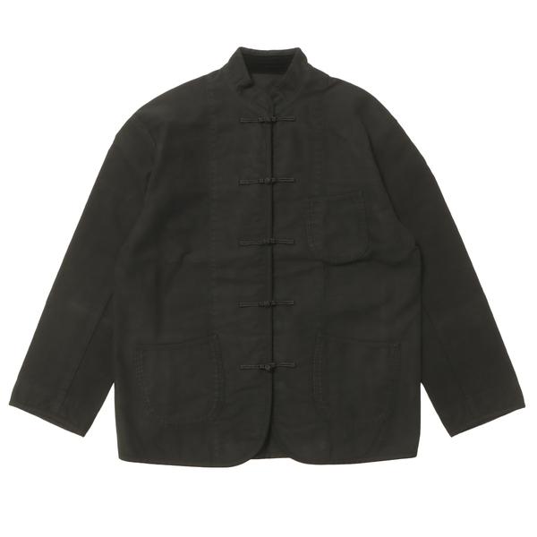 PORTER CLASSIC モールスキン チャイニーズジャケット ウォッチチェーン アイテム ブラック 2
