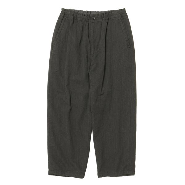 PORTER CLASSIC ピンストライプ イージーパンツ グレー 2