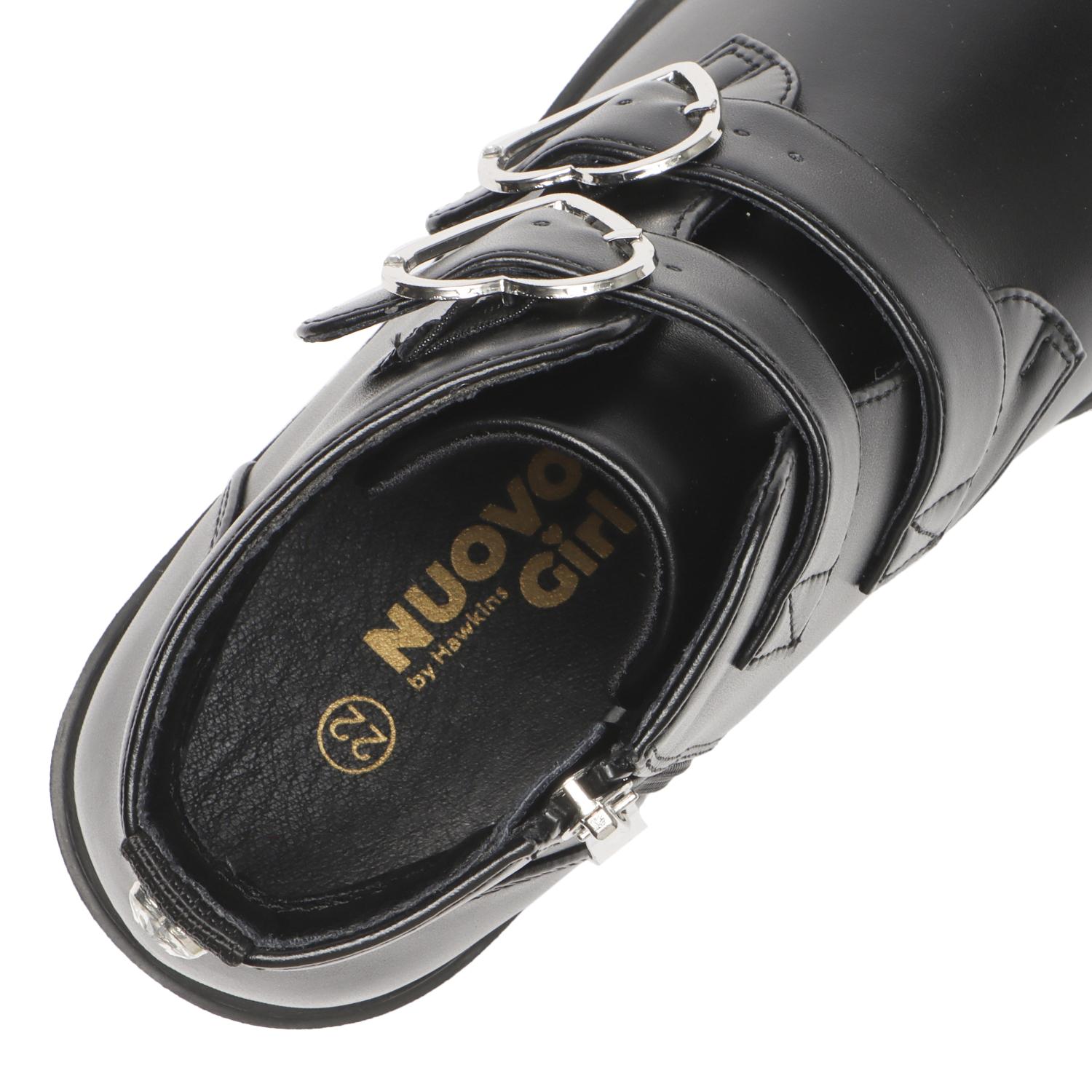 キッズ 【NUOVO】 ヌオーヴォ 19-24 GRACE グレース N9385J BLACK