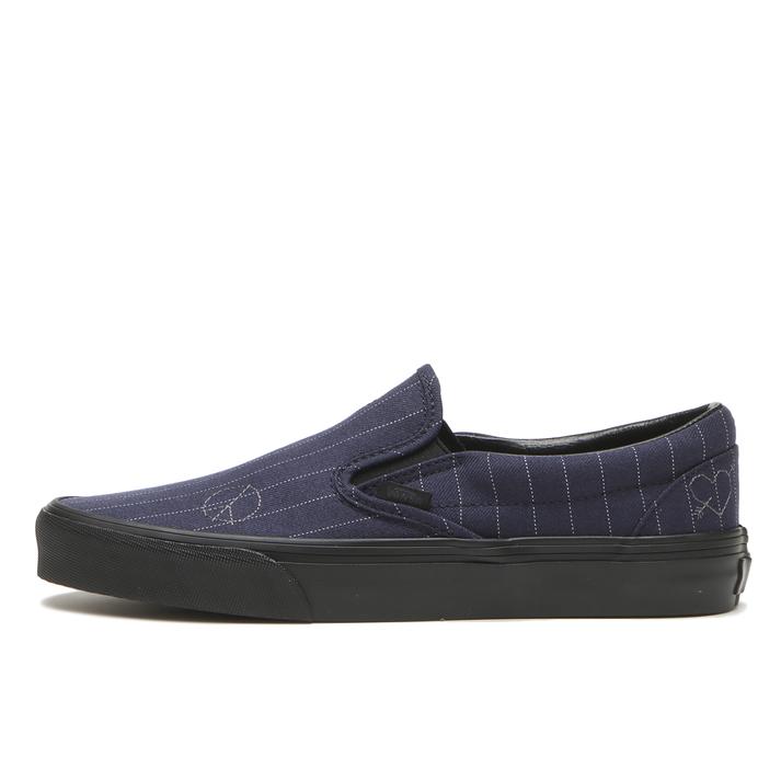 yz yVANSz @Y CLASSIC SLIP-ON Xb| VN000BVZNGV WOOL NAVY/BLK 12(30cm)