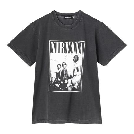 GOOD ROCK SPEED ニルバーナピグメントフォトTシャツ