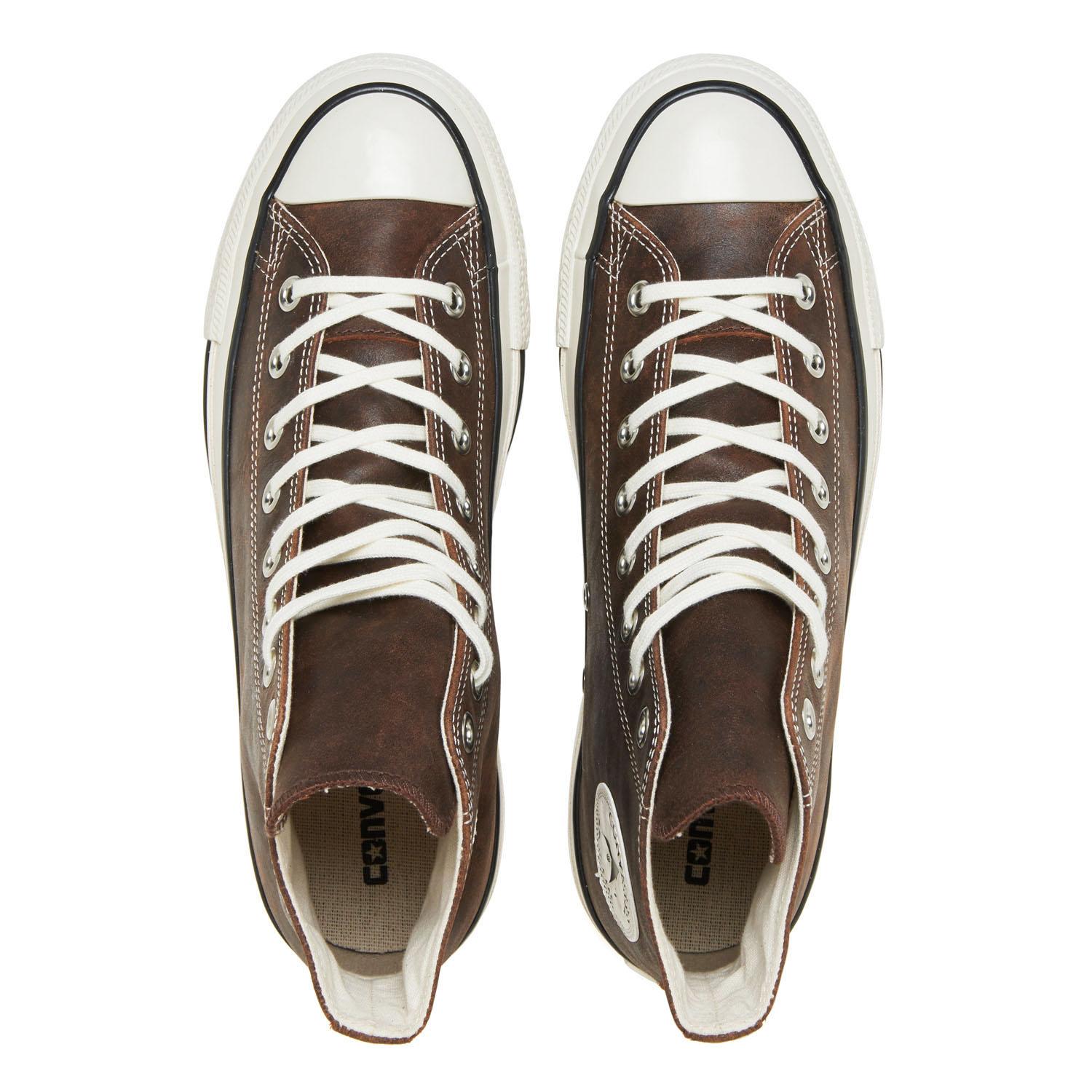  CONVERSE ALL STAR AGED WAXEDLEATHER HI画像3