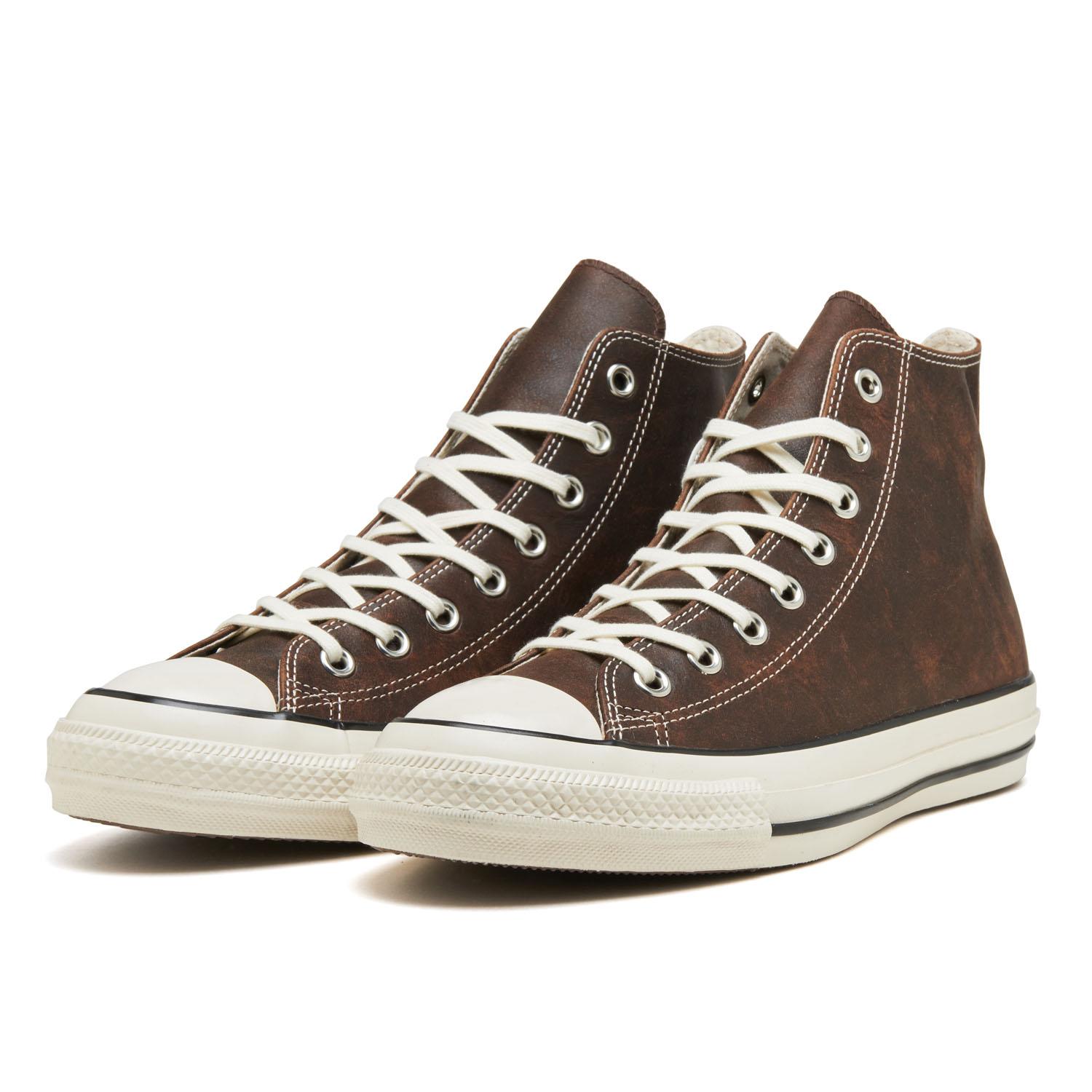  CONVERSE ALL STAR AGED WAXEDLEATHER HI画像2