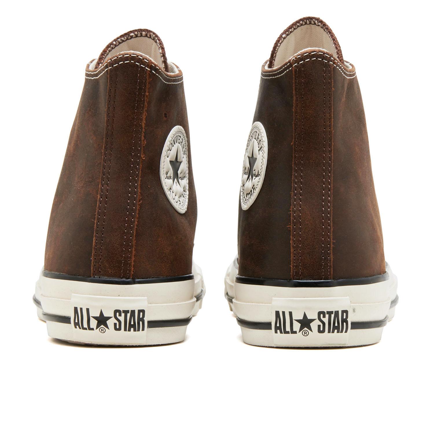  CONVERSE ALL STAR AGED WAXEDLEATHER HI画像4
