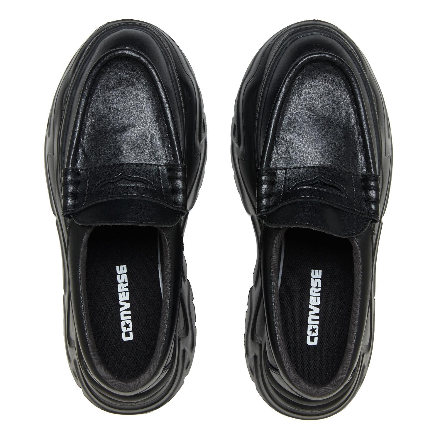 CONVERSE ブラック ローファー　28 9.5 コンバース CONVERSE ALL STAR CHUNK LOAFER（オールスター