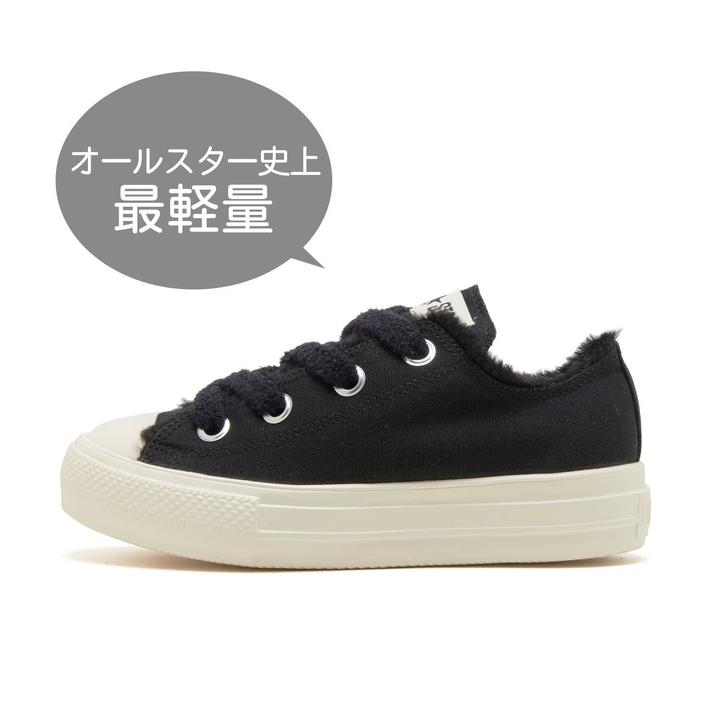 yz fB[X yCONVERSEz Ro[X AS LT PT BIGEYELETS MANYBOA OX I[X^[CgPLTSrbOACbc j[{A OX 31315892 BLACK 3H(22.5cm)
