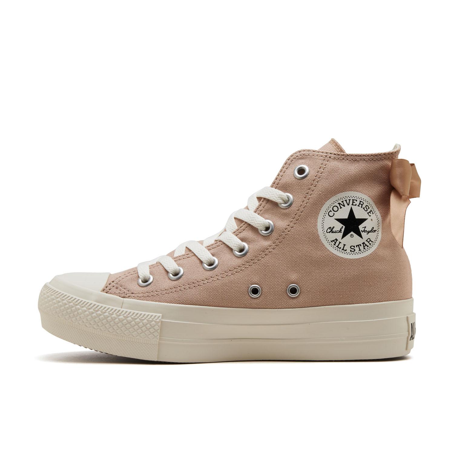 【CONVERSE】AS PLTS BACKRIBBON HI SMOKY BEIGE 国内発送 レディース 【CONVERSE】 コンバース AS PLTS BACKRIBBON HI