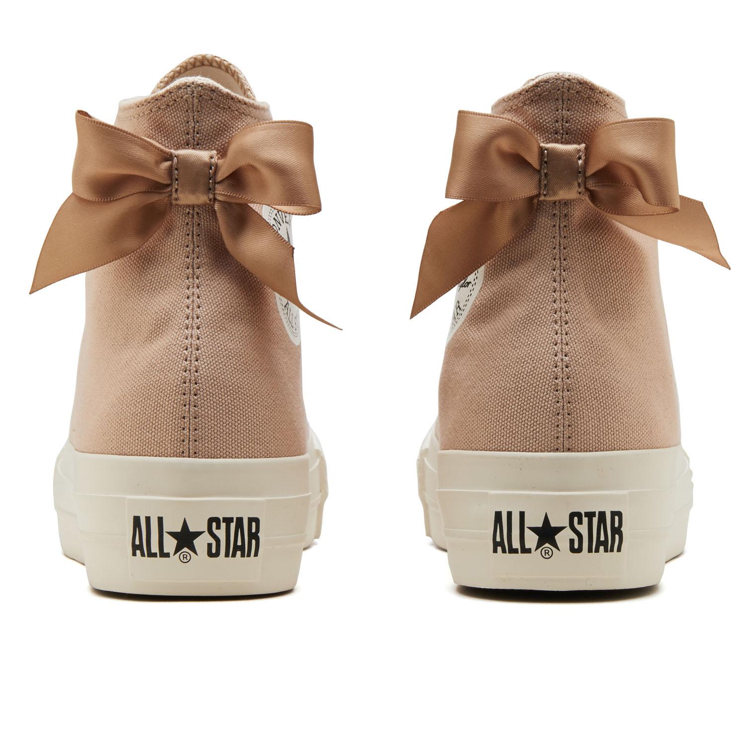 【CONVERSE】AS PLTS BACKRIBBON HI SMOKY BEIGE 国内発送 レディース 【CONVERSE】 コンバース AS PLTS BACKRIBBON HI