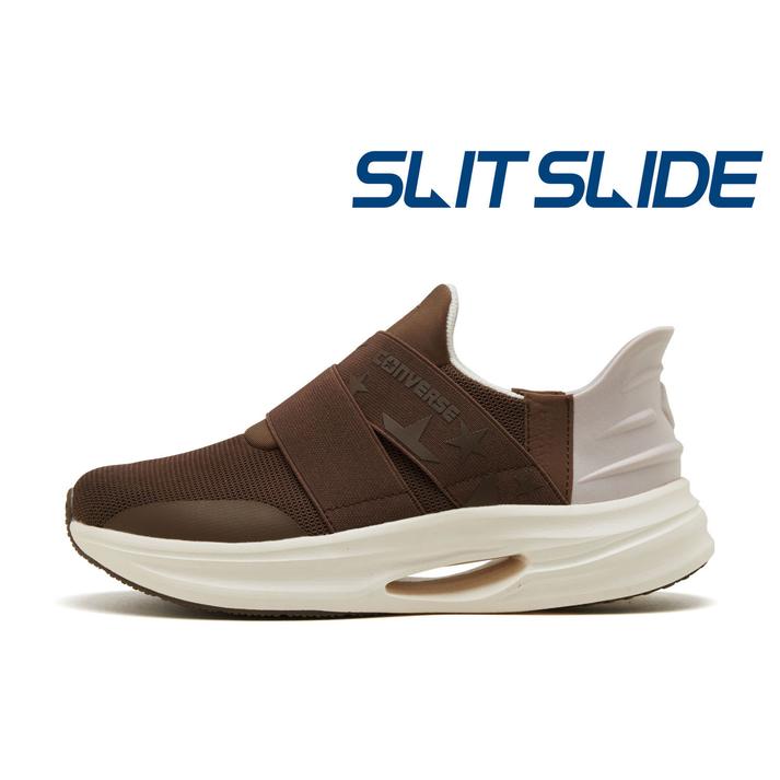 yz fB[X yCONVERSEz Ro[X CAVESTAR SLIT SLIDE XG PCuX^[ XbgXCh XG 33600142 BROWN 5H(23.5cm)
