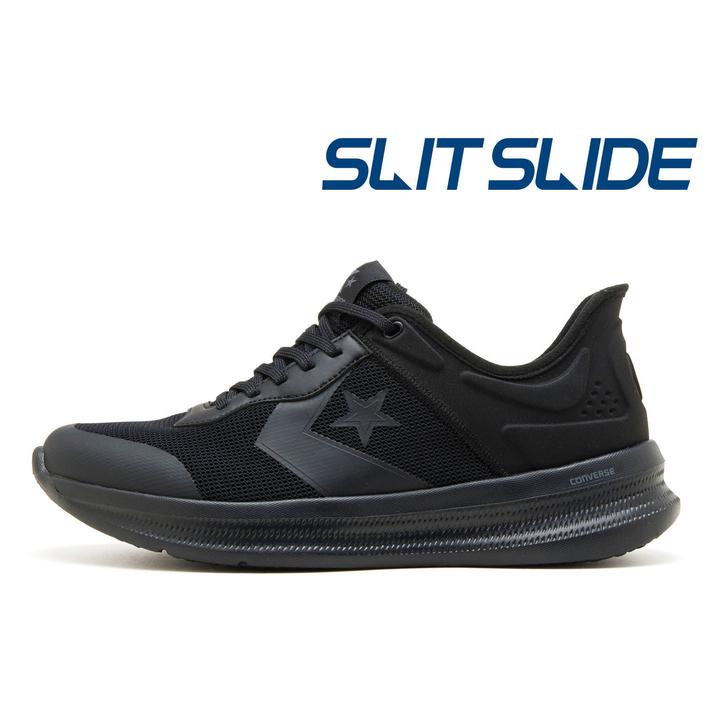 yz yCONVERSEz Ro[X DAYSTAR SLIT SLIDE fCX^[ XbgXCh 33600152 BLACKMONOCHROME 9H(27.5cm)