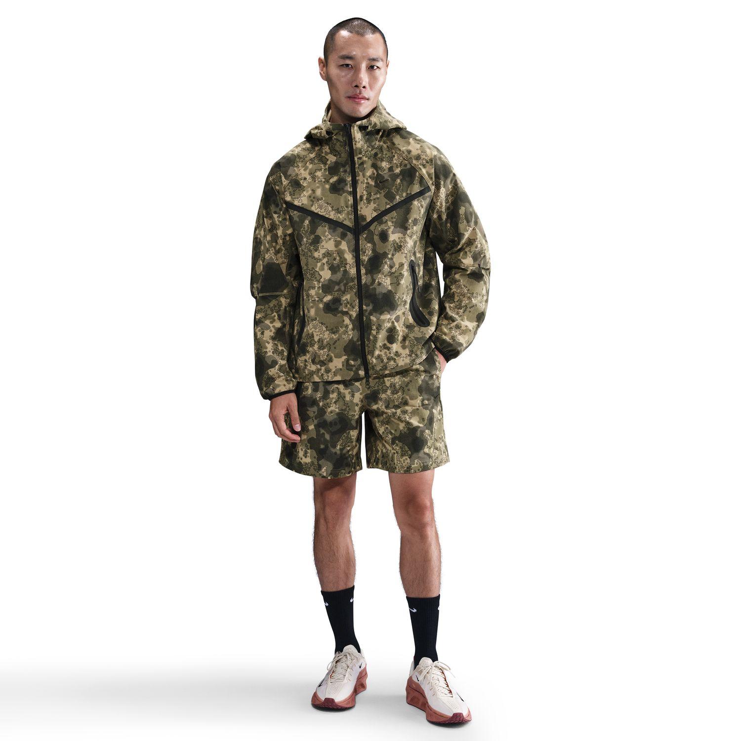 韓国 [NIKE]ライフ プルジップ アンライン ジャケット(ベージュ) 00s NIKE メッシュ ライナー付き フルジップ ナイロン