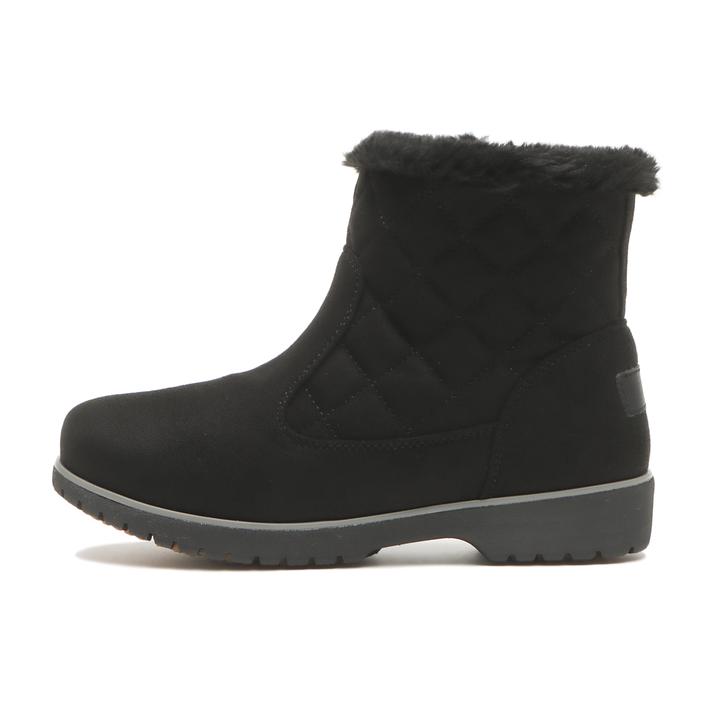 �y���������z ���f�B�[�X �yABC SELECT�z �G�[�r�[�V�[�Z���N�g QUILT BOA BOOTS �L���g�{�A�u�[�c W8013 S/BLACK S(22.5-23cm)