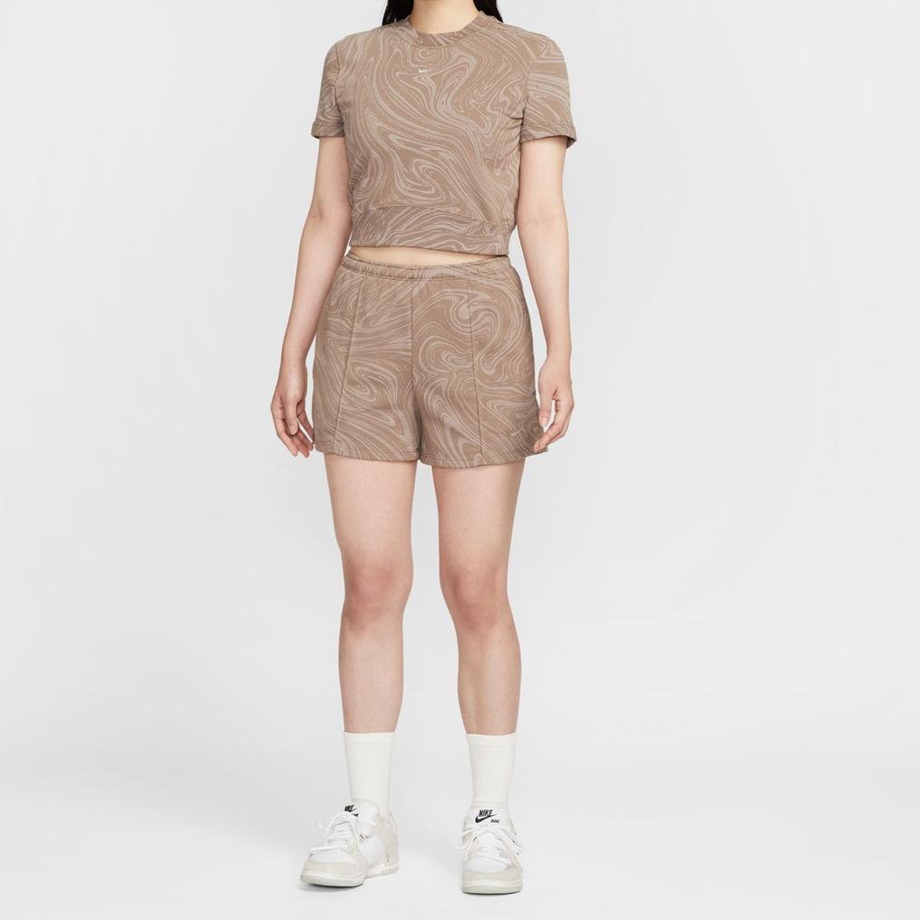  NIKE NIKE Sports Wear Chill Terry Midrise Print Short画像7
