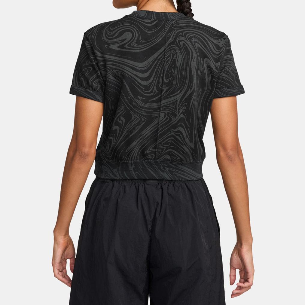  NIKE NIKE Sports Wear Chill Terry S/S Print Top画像3
