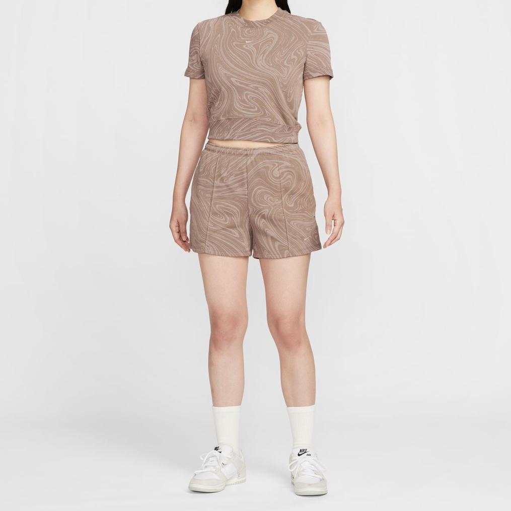 NIKE NIKE Sports Wear Chill Terry S/S Print Top画像5