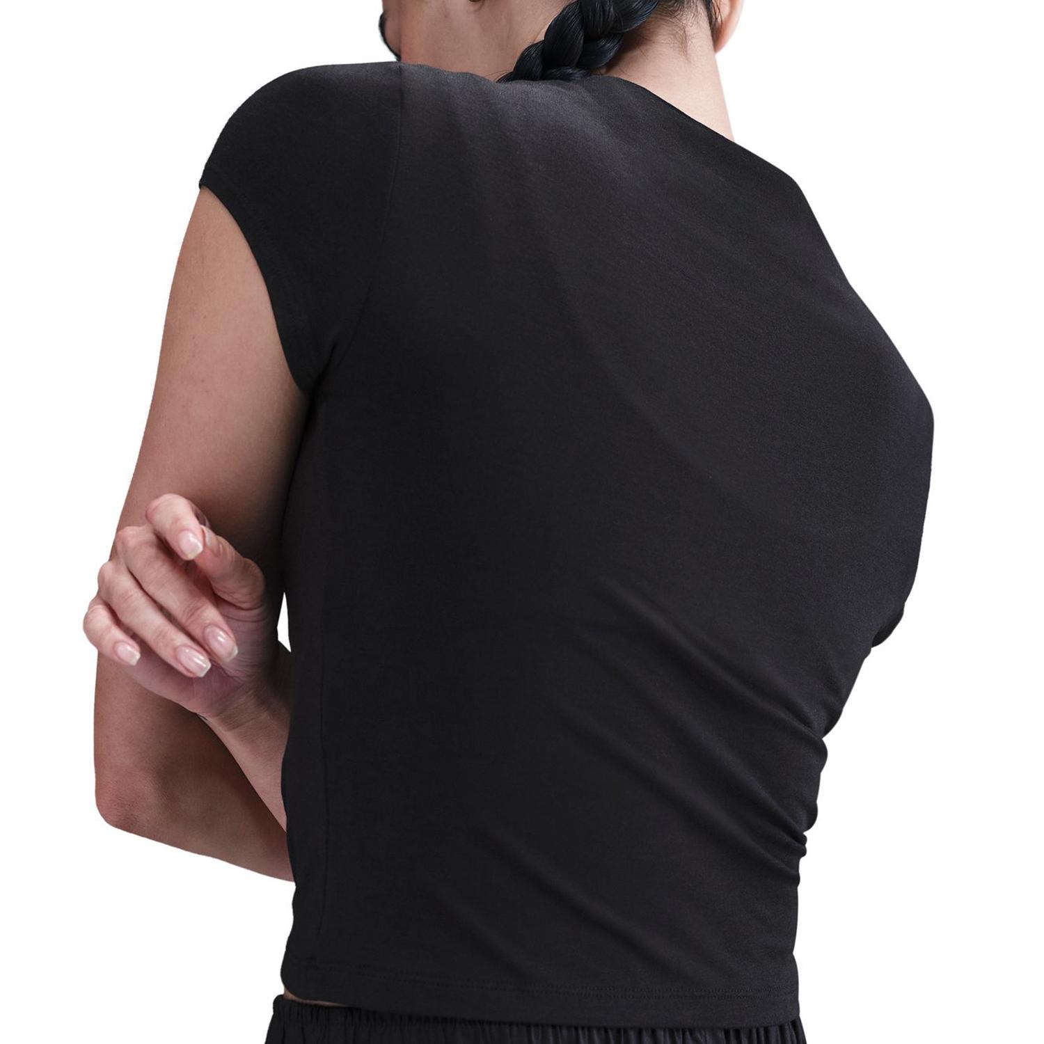 NIKE NIKE Sports Wear Chill Knit S/S Cropped Mockneck Top