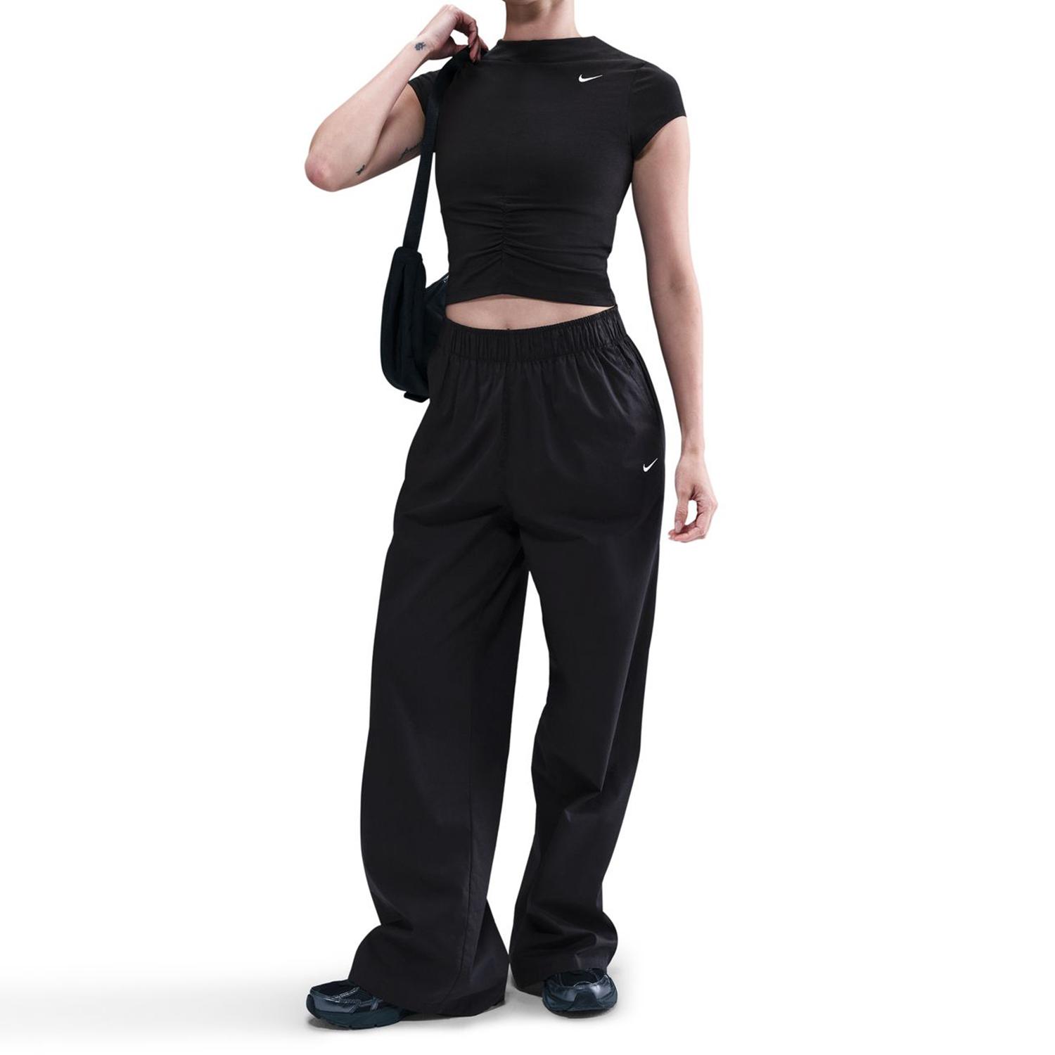 NIKE NIKE Sports Wear Chill Knit S/S Cropped Mockneck Top