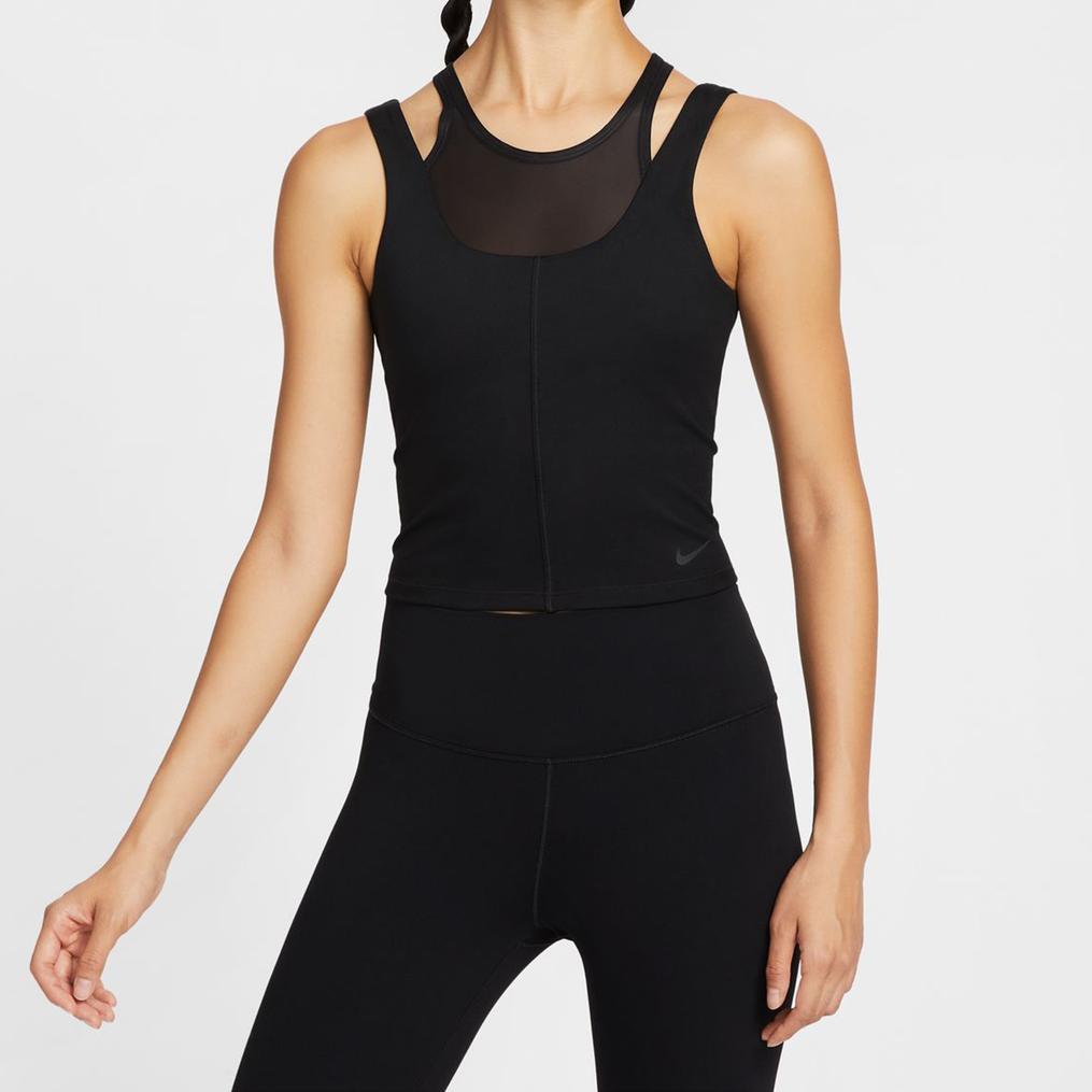  NIKE NIKE One Fitted Dri-FIT Cropped Tank Top画像1
