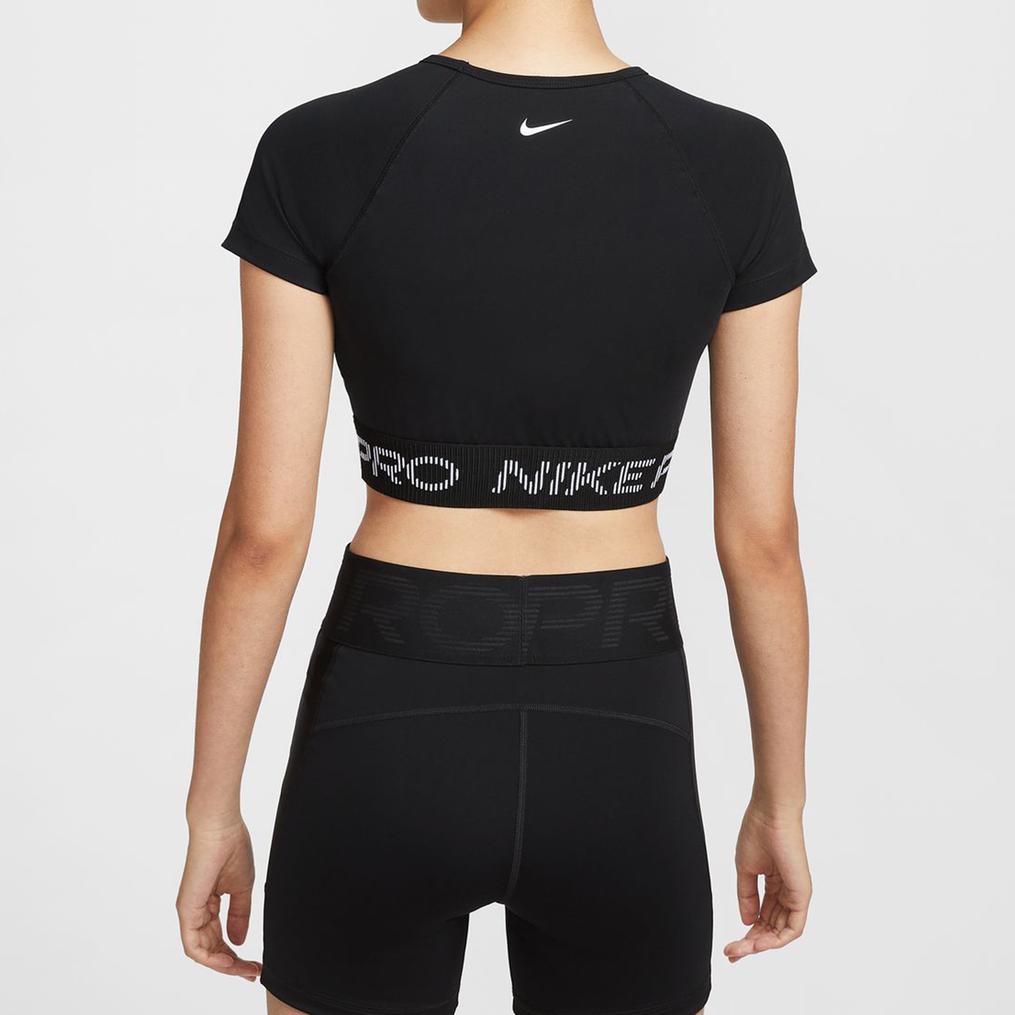  NIKE NIKE Pro Dri-FIT S/S Cropped Pattern Top画像3