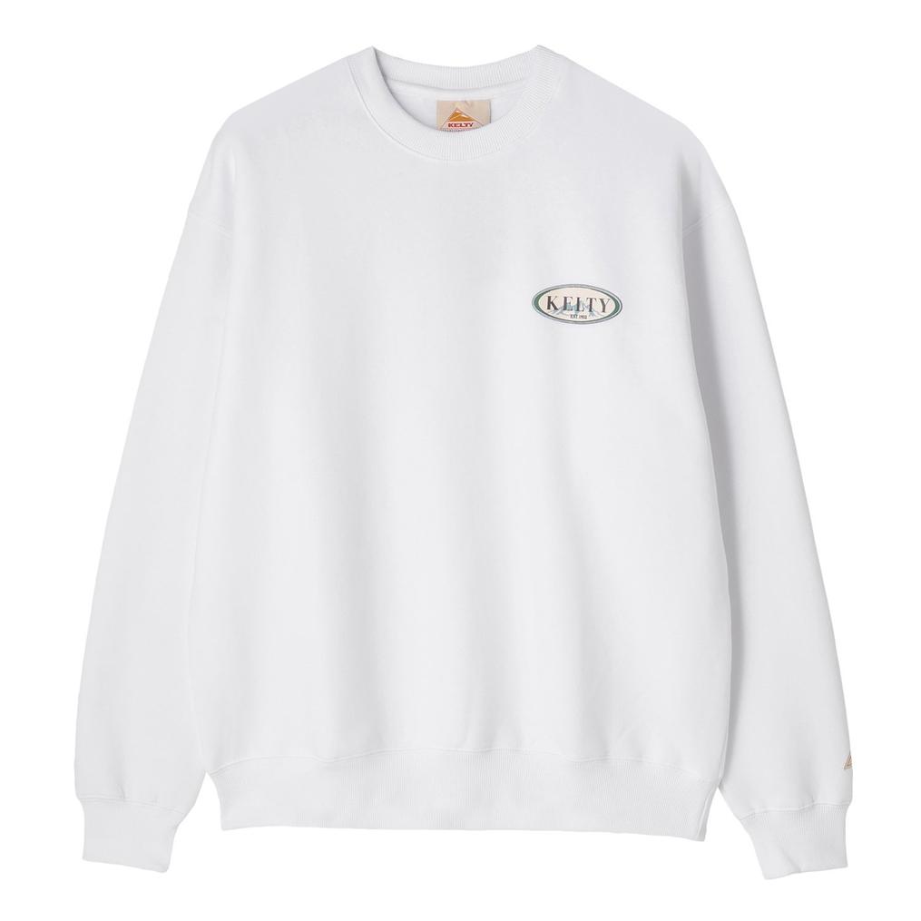  KELTY KELTY W's Oval Logo Print Crew OSHMAN'S SMU画像1