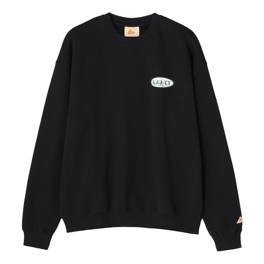  KELTY KELTY W's Oval Logo Print Crew OSHMAN'S SMU画像1