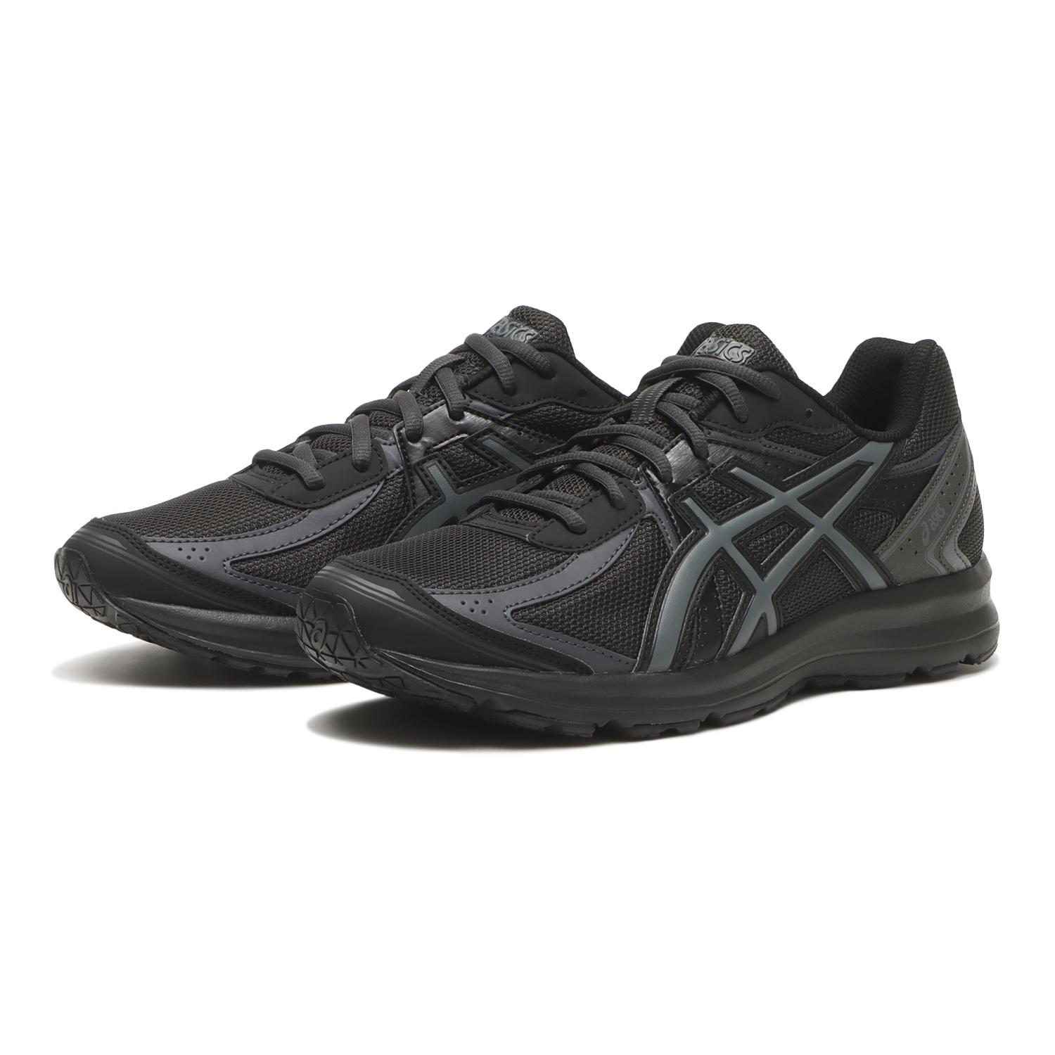 アシックス ジョグ 100 S オールブラック (265) ASICS 100S Jog 