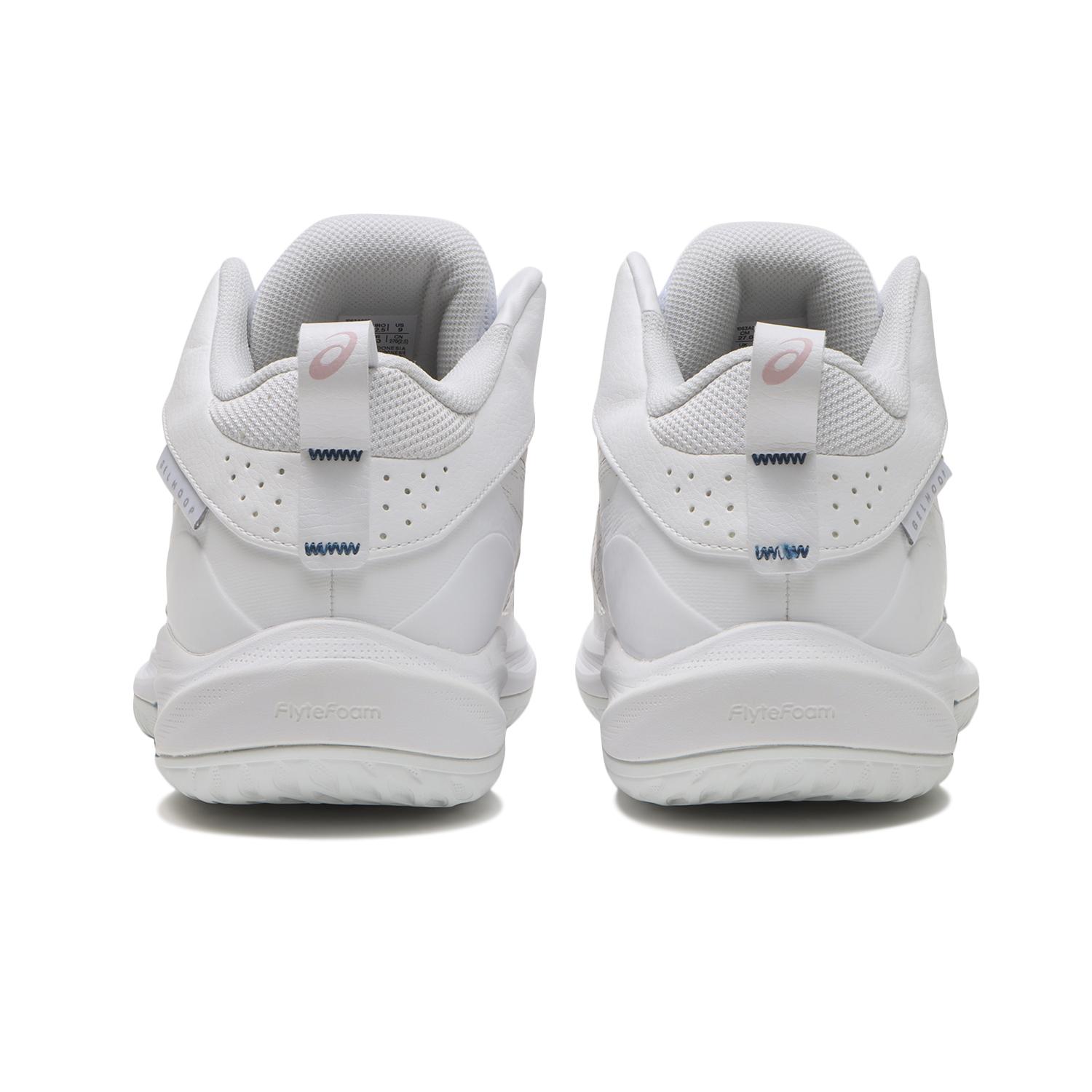 ASICS】 アシックス GELHOOP V17 ゲルフープV17 1063A096.103 WHITE/B 