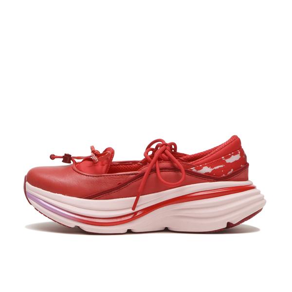 HOKA ボンダイ メリージェーン レッド 23cm