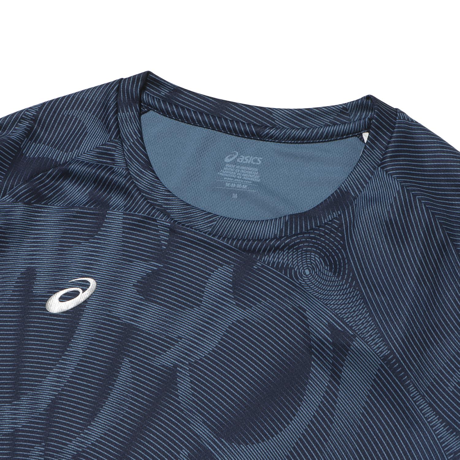 asicsウェア】 アシックス DRY GRAPHIC LONG SLEEVE TEE M ロング